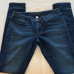 Banana Republic Women's Dark Blue Denim Skinny Leggings size 27